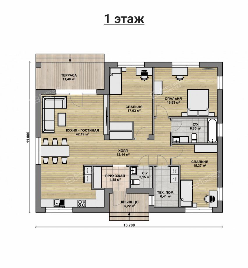 Дом из камня VZ-772